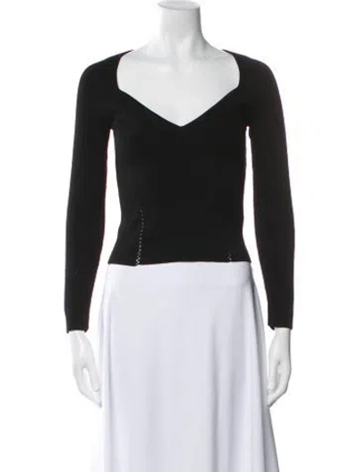 Pre-owned Simkhai V-neck Sweater In Blue