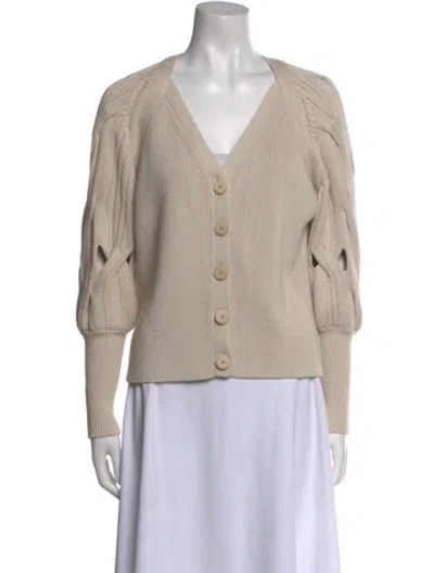 Pre-owned Simkhai V-neck Sweater In Brown