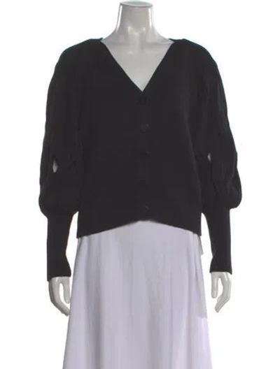 Pre-owned Simkhai V-neck Sweater In Gray