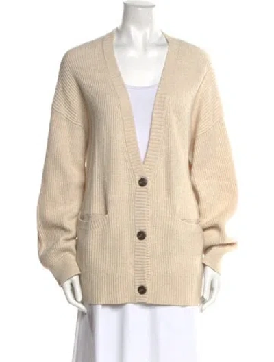 Pre-owned Simkhai V-neck Sweater In Neutral