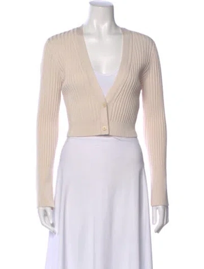 Pre-owned Simkhai V-neck Sweater In Neutral