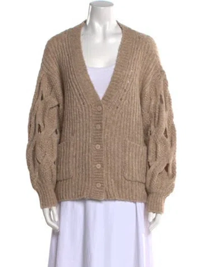 Pre-owned Simkhai V-neck Sweater In Neutral