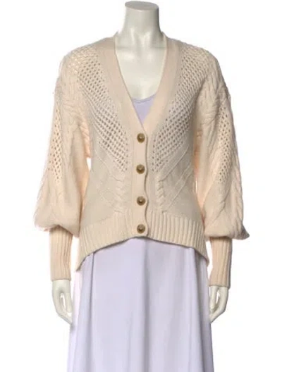 Pre-owned Simkhai V-neck Sweater In Neutral