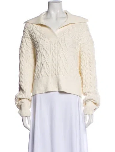 Pre-owned Simkhai V-neck Sweater In Neutral