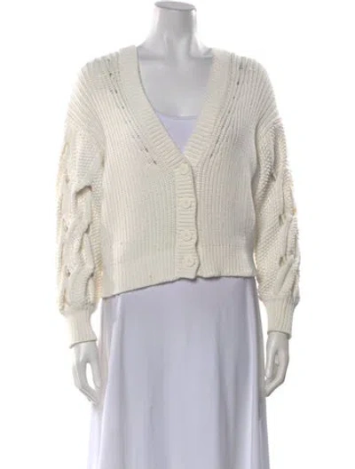 Pre-owned Simkhai V-neck Sweater In Neutral
