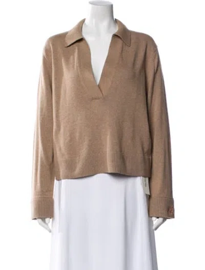 Pre-owned Simkhai V-neck Sweater In Neutral