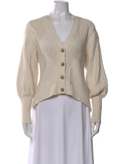 Pre-owned Simkhai V-neck Sweater In Neutral