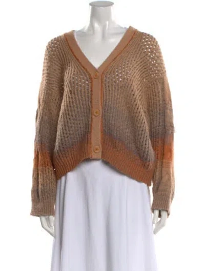 Pre-owned Simkhai V-neck Sweater In Neutral