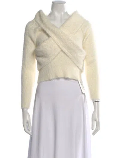 Pre-owned Simkhai V-neck Sweater In Neutral
