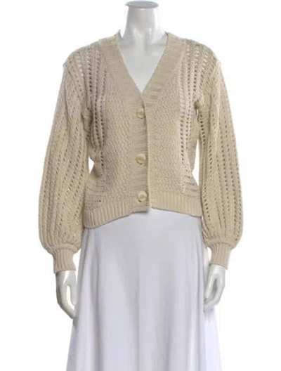 Pre-owned Simkhai V-neck Sweater In Neutral
