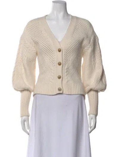 Pre-owned Simkhai V-neck Sweater In Neutral