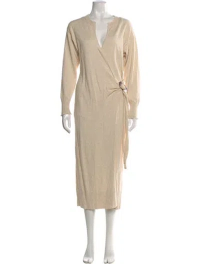 Pre-owned Simkhai V-neck Sweater In Neutral