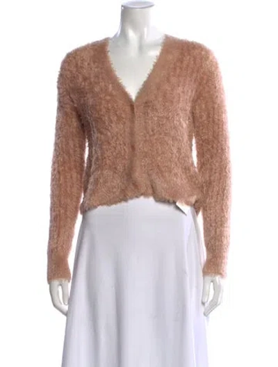 Pre-owned Simkhai V-neck Sweater In Neutral