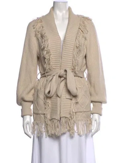 Pre-owned Simkhai V-neck Sweater In Neutral