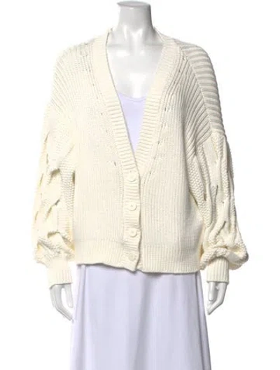 Pre-owned Simkhai V-neck Sweater In Neutrals