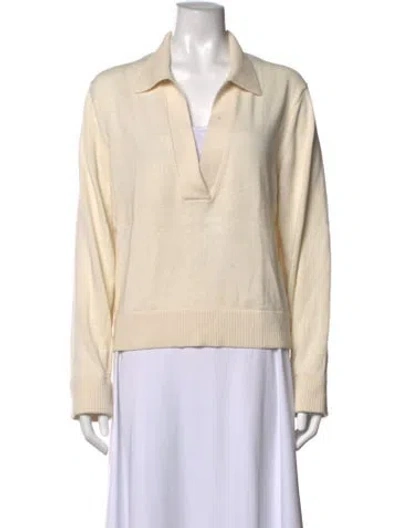 Pre-owned Simkhai V-neck Sweater In Neutrals
