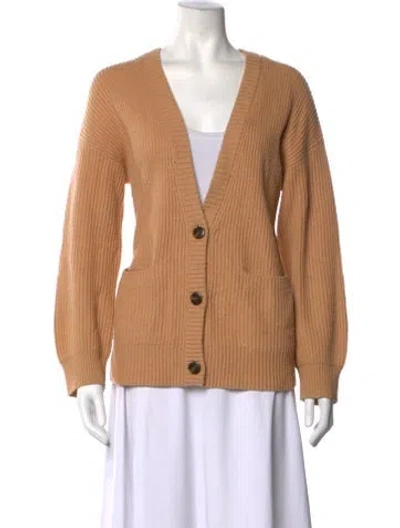 Pre-owned Simkhai V-neck Sweater In Neutrals