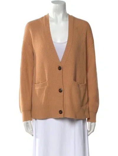 Pre-owned Simkhai V-neck Sweater In Orange