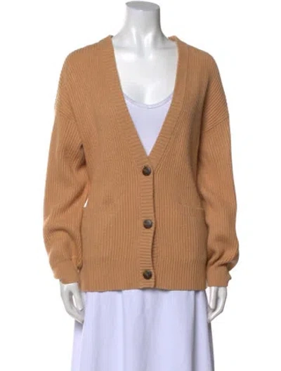 Pre-owned Simkhai V-neck Sweater In Orange