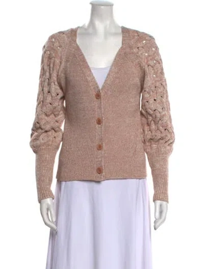 Pre-owned Simkhai V-neck Sweater In Pink