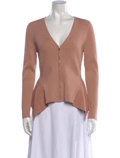 Pre-owned Simkhai V-neck Sweater In Pink