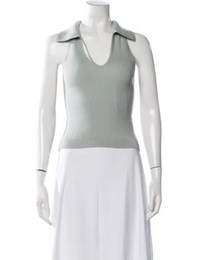 Pre-owned Simkhai V-neck Sweater In White