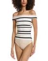 Simkhai Walker Off-the-shoulder One Piece Swimsuit In Brown