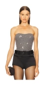 Simkhai Waverlie Tube Top In Gray