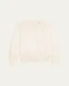 Simkhai Wendlyn Embroidered Long-sleeve Top In Ivory