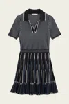 Simkhai Weslee Polo Mini Dress In Midnight Multi