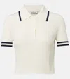 Simkhai Whitten Bouclé Polo Shirt