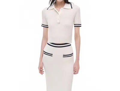 Simkhai Whitten Polo In Ivory Multi In White