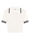Simkhai Whitten Polo Top