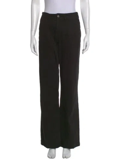 Pre-owned Simkhai Wide Leg Pants In Black