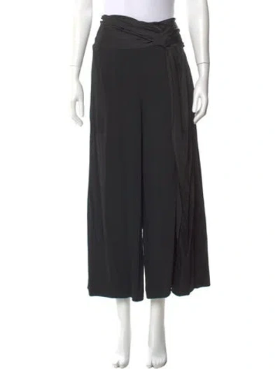 Pre-owned Simkhai Wide Leg Pants In Black