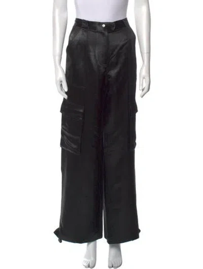 Pre-owned Simkhai Wide Leg Pants In Black