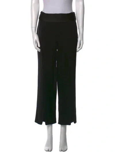 Pre-owned Simkhai Wide Leg Pants In Black