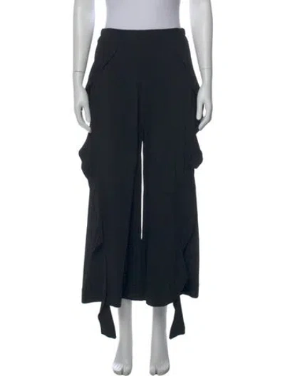 Pre-owned Simkhai Wide Leg Pants In Black