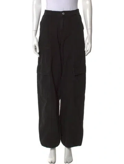 Pre-owned Simkhai Wide Leg Pants In Black