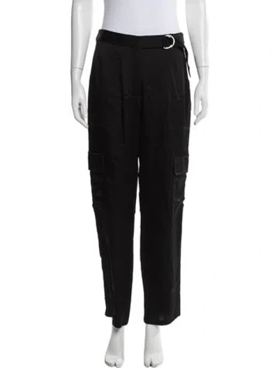 Pre-owned Simkhai Wide Leg Pants In Black