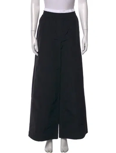 Pre-owned Simkhai Wide Leg Pants In Black