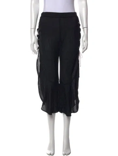 Pre-owned Simkhai Wide Leg Pants In Black