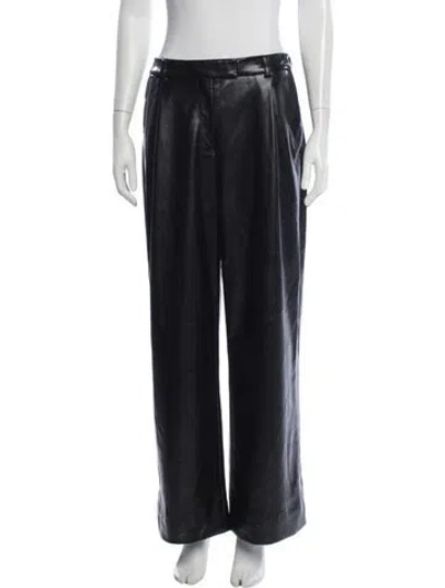Pre-owned Simkhai Wide Leg Pants In Black