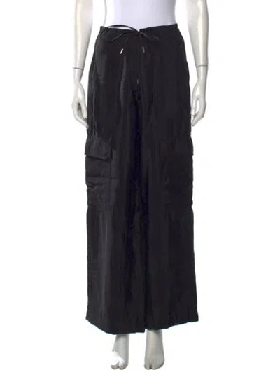 Pre-owned Simkhai Wide Leg Pants In Black