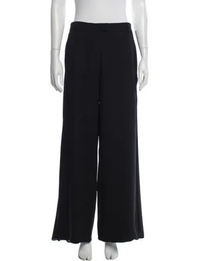 Pre-owned Simkhai Wide Leg Pants In Black