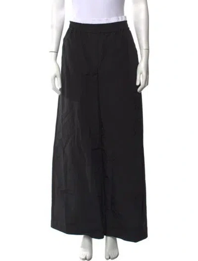 Pre-owned Simkhai Wide Leg Pants In Black