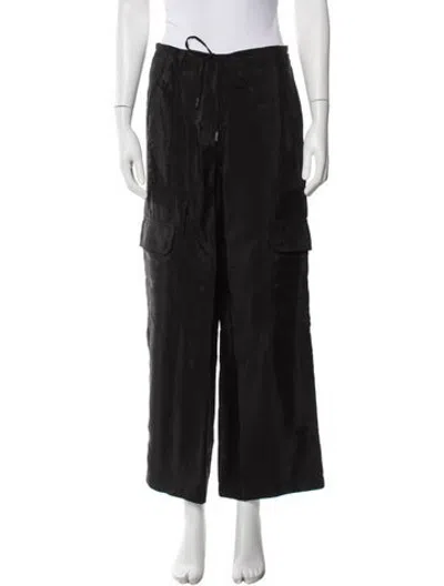 Pre-owned Simkhai Wide Leg Pants In Black
