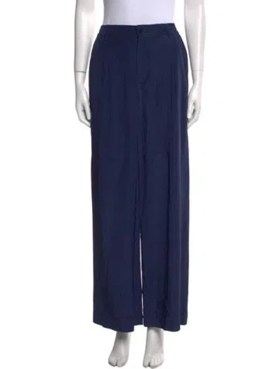 Pre-owned Simkhai Wide Leg Pants In Blue