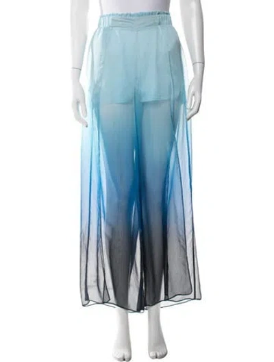 Pre-owned Simkhai Wide Leg Pants In Blue