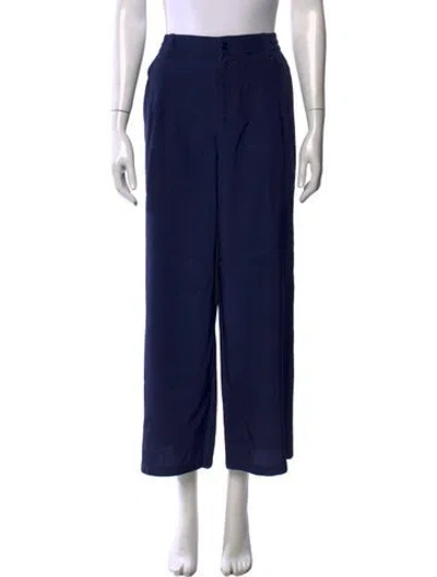 Pre-owned Simkhai Wide Leg Pants In Blue